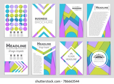 Abstract vector layout background set. For art template design, list, front page, mockup brochure theme style, banner, idea, cover, booklet, print, flyer, book, blank, card, ad, sign, sheet,, a4.
