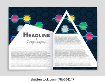 Abstract vector layout background set. For art template design, list, front page, mockup brochure theme style, banner, idea, cover, booklet, print, flyer, book, blank, card, ad, sign, sheet, a4.