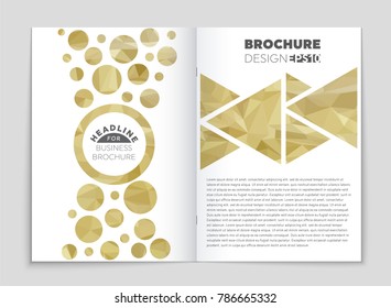 Abstract vector layout background set. For art template design, list, front page, mockup brochure theme style, banner, idea, cover, booklet, print, flyer, book, blank, card, ad, sign, sheet, a4
