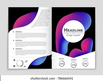 Abstract vector layout background set. For art template design, list, front page, mockup brochure theme style, banner, idea, cover, booklet, print, flyer, book, blank, card, ad, sign, sheet, a4