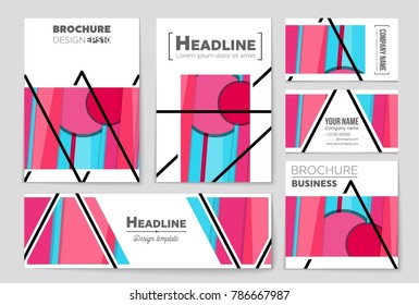 Abstract vector layout background set. For art template design, list, front page, mockup brochure theme style, banner, idea, cover, booklet, print, flyer, book, blank, card, ad, sign, sheet,, a4.
