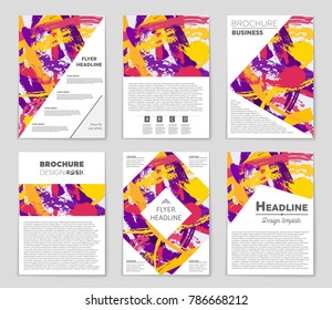 Abstract vector layout background set. For art template design, list, front page, mockup brochure theme style, banner, idea, cover, booklet, print, flyer, book, blank, card, ad, sign, sheet, a4