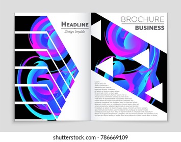 Abstract vector layout background set. For art template design, list, front page, mockup brochure theme style, banner, idea, cover, booklet, print, flyer, book, blank, card, ad, sign, sheet, a4