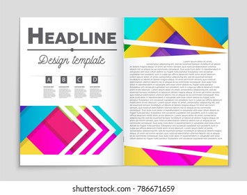 Abstract vector layout background set. For art template design, list, front page, mockup brochure theme style, banner, idea, cover, booklet, print, flyer, book, blank, card, ad, sign, sheet,, a4.