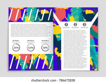 Abstract vector layout background set. For art template design, list, front page, mockup brochure theme style, banner, idea, cover, booklet, print, flyer, book, blank, card, ad, sign, sheet, a4