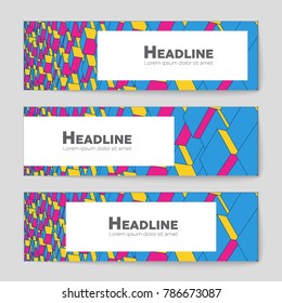 Abstract vector layout background set. For art template design, list, front page, mockup brochure theme style, banner, idea, cover, booklet, print, flyer, book, blank, card, ad, sign, sheet, a4