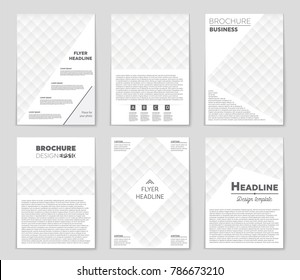 Abstract vector layout background set. For art template design, list, front page, mockup brochure theme style, banner, idea, cover, booklet, print, flyer, book, blank, card, ad, sign, sheet, a4
