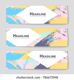 Abstract vector layout background set. For art template design, list, front page, mockup brochure theme style, banner, idea, cover, booklet, print, flyer, book, blank, card, ad, sign, sheet, a4