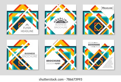 Abstract vector layout background set. For art template design, list, front page, mockup brochure theme style, banner, idea, cover, booklet, print, flyer, book, blank, card, ad, sign, sheet, a4.