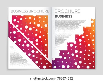 Abstract vector layout background set. For art template design, list, front page, mockup brochure theme style, banner, idea, cover, booklet, print, flyer, book, blank, card, ad, sign, sheet, a4