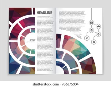 Abstract vector layout background set. For art template design, list, front page, mockup brochure theme style, banner, idea, cover, booklet, print, flyer, book, blank, card, ad, sign, sheet, a4