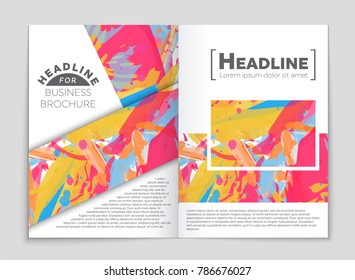 Abstract vector layout background set. For art template design, list, front page, mockup brochure theme style, banner, idea, cover, booklet, print, flyer, book, blank, card, ad, sign, sheet, a4