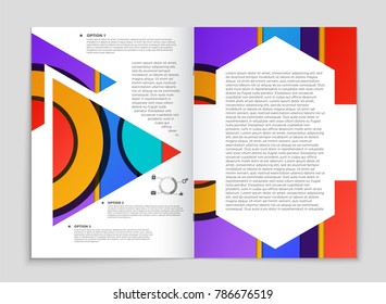 Abstract vector layout background set. For art template design, list, front page, mockup brochure theme style, banner, idea, cover, booklet, print, flyer, book, blank, card, ad, sign, sheet,, a4.