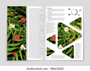 Abstract vector layout background set. For art template design, list, front page, mockup brochure theme style, banner, idea, cover, booklet, print, flyer, book, blank, card, ad, sign, sheet, a4