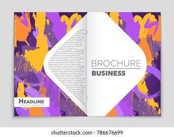 Abstract vector layout background set. For art template design, list, front page, mockup brochure theme style, banner, idea, cover, booklet, print, flyer, book, blank, card, ad, sign, sheet, a4