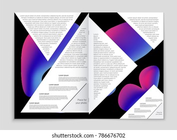 Abstract vector layout background set. For art template design, list, front page, mockup brochure theme style, banner, idea, cover, booklet, print, flyer, book, blank, card, ad, sign, sheet, a4