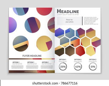 Abstract vector layout background set. For art template design, list, front page, mockup brochure theme style, banner, idea, cover, booklet, print, flyer, book, blank, card, ad, sign, sheet, a4