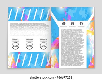 Abstract vector layout background set. For art template design, list, front page, mockup brochure theme style, banner, idea, cover, booklet, print, flyer, book, blank, card, ad, sign, sheet, a4