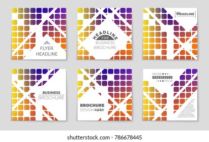Abstract vector layout background set. For art template design, list, front page, mockup brochure theme style, banner, idea, cover, booklet, print, flyer, book, blank, card, ad, sign, sheet, a4.