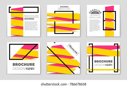 Abstract vector layout background set. For art template design, list, front page, mockup brochure theme style, banner, idea, cover, booklet, print, flyer, book, blank, card, ad, sign, sheet, a4.