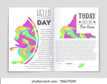 Abstract vector layout background set. For art template design, list, front page, mockup brochure theme style, banner, idea, cover, booklet, print, flyer, book, blank, card, ad, sign, sheet, a4