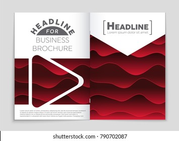 Abstract vector layout background set. For art template design, list, front page, mockup brochure theme style, banner, idea, cover, booklet, print, flyer, book, blank, card, ad, sign, sheet, a4.