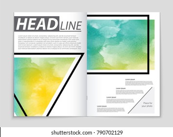 Abstract vector layout background set. For art template design, list, front page, mockup brochure theme style, banner, idea, cover, booklet, print, flyer, book, blank, card, ad, sign, sheet, a4.