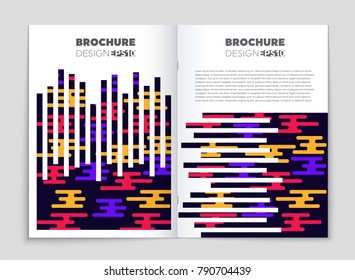 Abstract vector layout background set. For art template design, list, front page, mockup brochure theme style, banner, idea, cover, booklet, print, flyer, book, blank, card, ad, sign, sheet, a4.