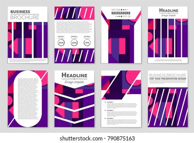 Abstract vector layout background set. For art template design, list, front page, mockup brochure theme style, banner, idea, cover, booklet, print, flyer, book, blank, card, ad, sign, sheet,, a4.