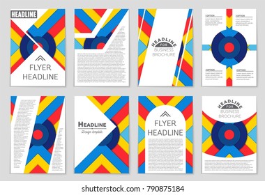 Abstract vector layout background set. For art template design, list, front page, mockup brochure theme style, banner, idea, cover, booklet, print, flyer, book, blank, card, ad, sign, sheet,, a4.