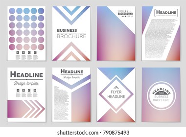Abstract vector layout background set. For art template design, list, front page, mockup brochure theme style, banner, idea, cover, booklet, print, flyer, book, blank, card, ad, sign, sheet,, a4.