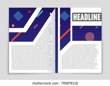 Abstract vector layout background set. For art template design, list, front page, mockup brochure theme style, banner, idea, cover, booklet, print, flyer, book, blank, card, ad, sign, sheet, a4.