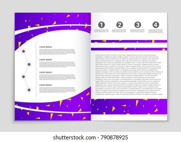 Abstract vector layout background set. For art template design, list, front page, mockup brochure theme style, banner, idea, cover, booklet, print, flyer, book, blank, card, ad, sign, sheet, a4