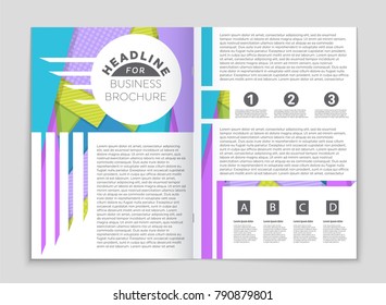 Abstract vector layout background set. For art template design, list, front page, mockup brochure theme style, banner, idea, cover, booklet, print, flyer, book, blank, card, ad, sign, sheet,, a4.