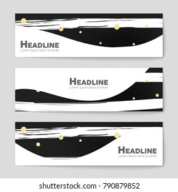 Abstract vector layout background set. For art template design, list, front page, mockup brochure theme style, banner, idea, cover, booklet, print, flyer, book, blank, card, ad, sign, sheet, a4