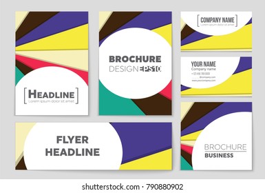 Abstract vector layout background set. For art template design, list, front page, mockup brochure theme style, banner, idea, cover, booklet, print, flyer, book, blank, card, ad, sign, sheet,, a4.