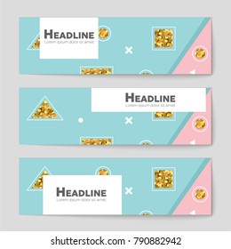 Abstract vector layout background set. For art template design, list, front page, mockup brochure theme style, banner, idea, cover, booklet, print, flyer, book, blank, card, ad, sign, sheet, a4