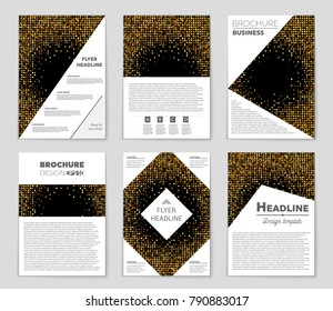 Abstract vector layout background set. For art template design, list, front page, mockup brochure theme style, banner, idea, cover, booklet, print, flyer, book, blank, card, ad, sign, sheet, a4