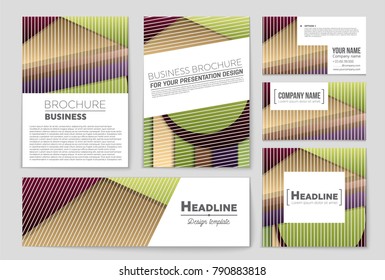 Abstract vector layout background set. For art template design, list, front page, mockup brochure theme style, banner, idea, cover, booklet, print, flyer, book, blank, card, ad, sign, sheet,, a4.