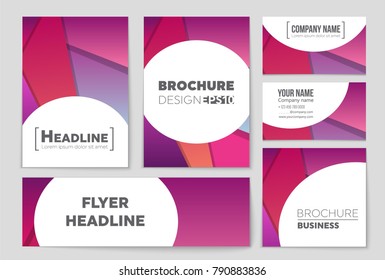 Abstract vector layout background set. For art template design, list, front page, mockup brochure theme style, banner, idea, cover, booklet, print, flyer, book, blank, card, ad, sign, sheet,, a4.
