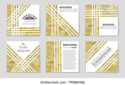 Abstract vector layout background set. For art template design, list, front page, mockup brochure theme style, banner, idea, cover, booklet, print, flyer, book, blank, card, ad, sign, sheet, a4