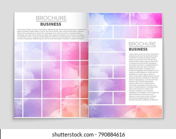 Abstract vector layout background set. For art template design, list, front page, mockup brochure theme style, banner, idea, cover, booklet, print, flyer, book, blank, card, ad, sign, sheet, a4