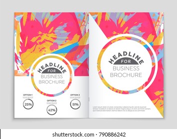 Abstract vector layout background set. For art template design, list, front page, mockup brochure theme style, banner, idea, cover, booklet, print, flyer, book, blank, card, ad, sign, sheet, a4