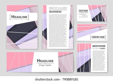 Abstract vector layout background set. For art template design, list, front page, mockup brochure theme style, banner, idea, cover, booklet, print, flyer, book, blank, card, ad, sign, sheet,, a4.