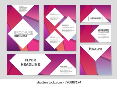 Abstract vector layout background set. For art template design, list, front page, mockup brochure theme style, banner, idea, cover, booklet, print, flyer, book, blank, card, ad, sign, sheet,, a4.