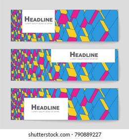 Abstract vector layout background set. For art template design, list, front page, mockup brochure theme style, banner, idea, cover, booklet, print, flyer, book, blank, card, ad, sign, sheet, a4