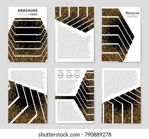 Abstract vector layout background set. For art template design, list, front page, mockup brochure theme style, banner, idea, cover, booklet, print, flyer, book, blank, card, ad, sign, sheet, a4
