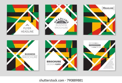 Abstract vector layout background set. For art template design, list, front page, mockup brochure theme style, banner, idea, cover, booklet, print, flyer, book, blank, card, ad, sign, sheet, a4.