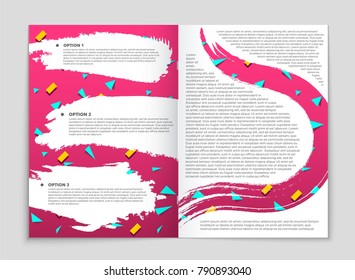 Abstract vector layout background set. For art template design, list, front page, mockup brochure theme style, banner, idea, cover, booklet, print, flyer, book, blank, card, ad, sign, sheet, a4