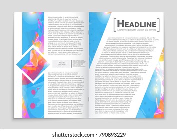 Abstract vector layout background set. For art template design, list, front page, mockup brochure theme style, banner, idea, cover, booklet, print, flyer, book, blank, card, ad, sign, sheet, a4